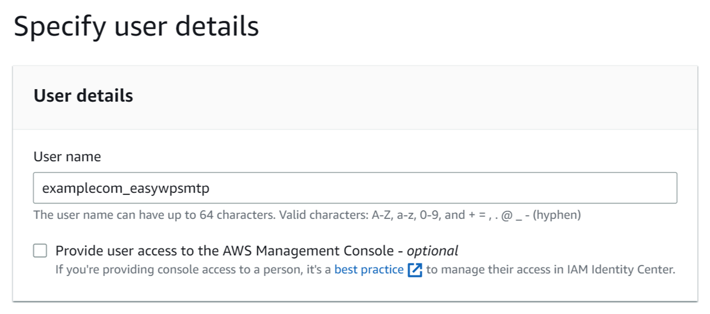 Setting Up the Amazon SES Mailer Easy WP SMTP