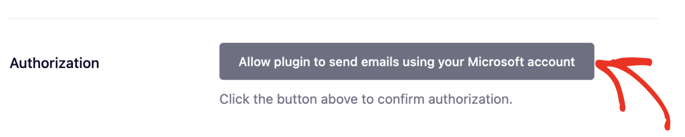 Allow plugin to send emails using your Microsoft account