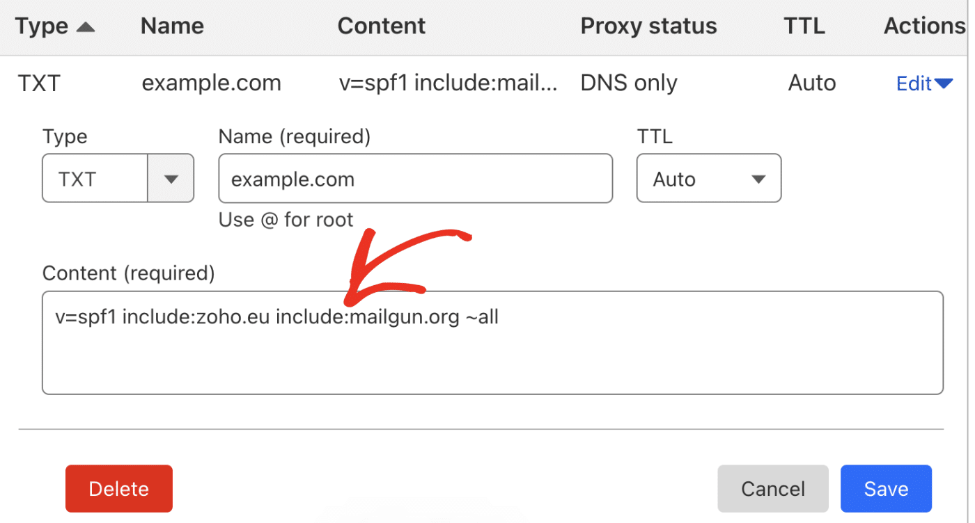Merging Multiple SPF Records