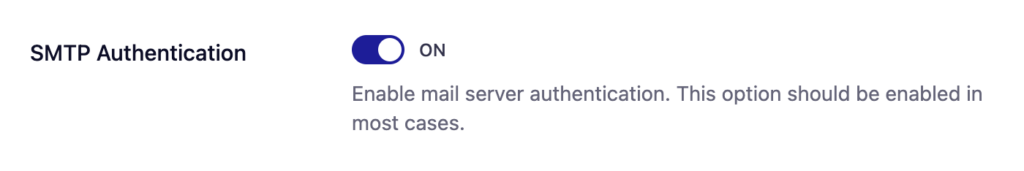 Other mailer SMTP authentication