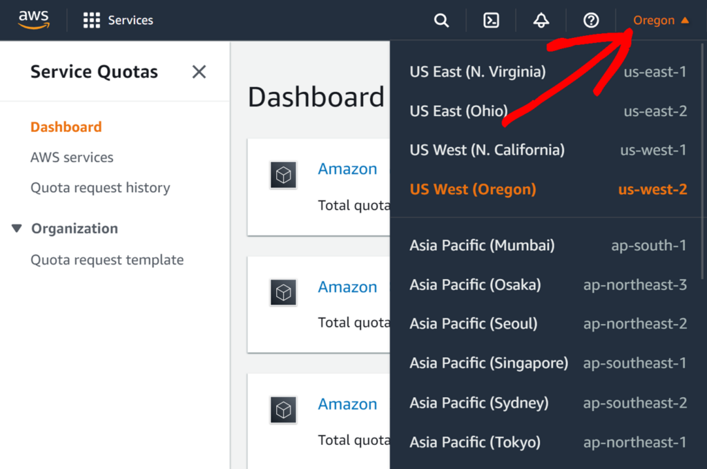 Selecting Regions