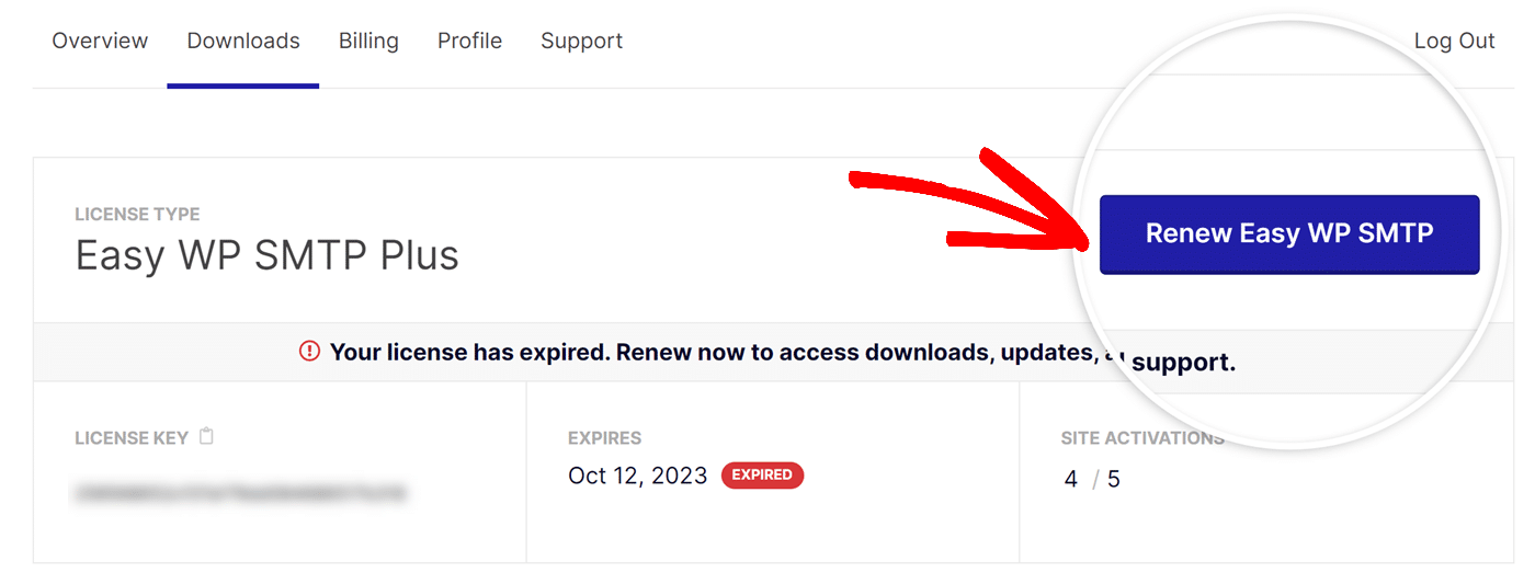 Renewing Your License - Easy WP SMTP