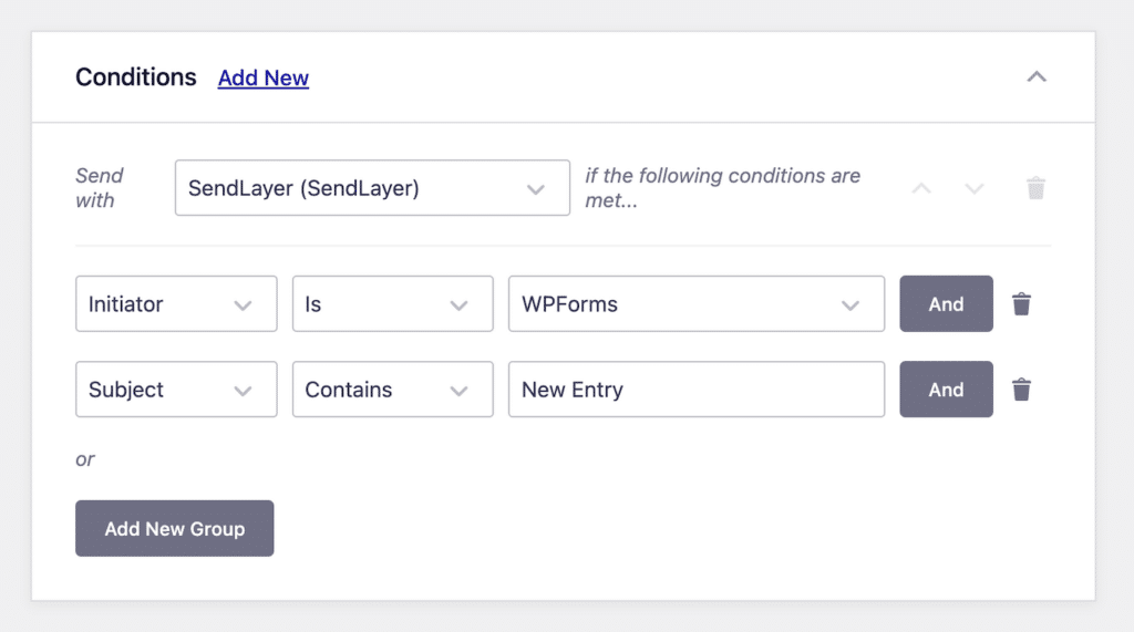 Smart Routing Conditions