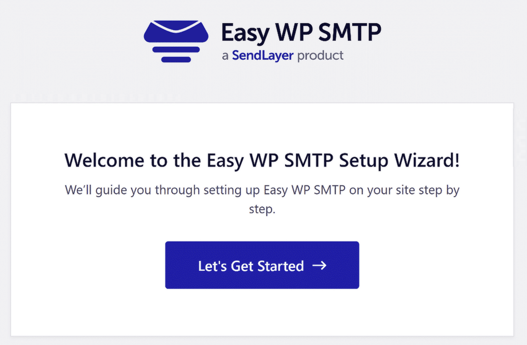 easy wp smtp setup wizard