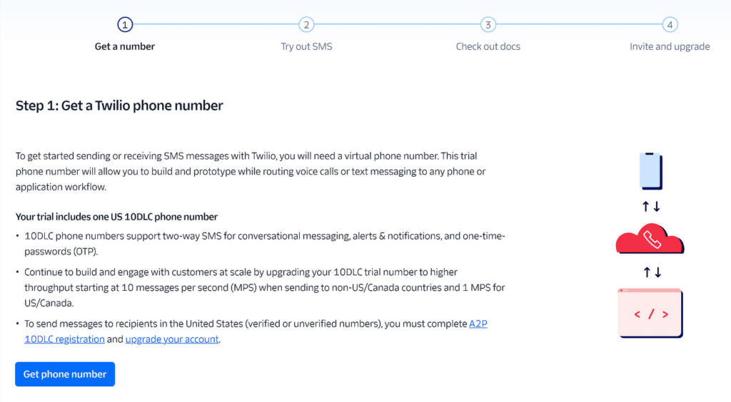 twilio get phone number