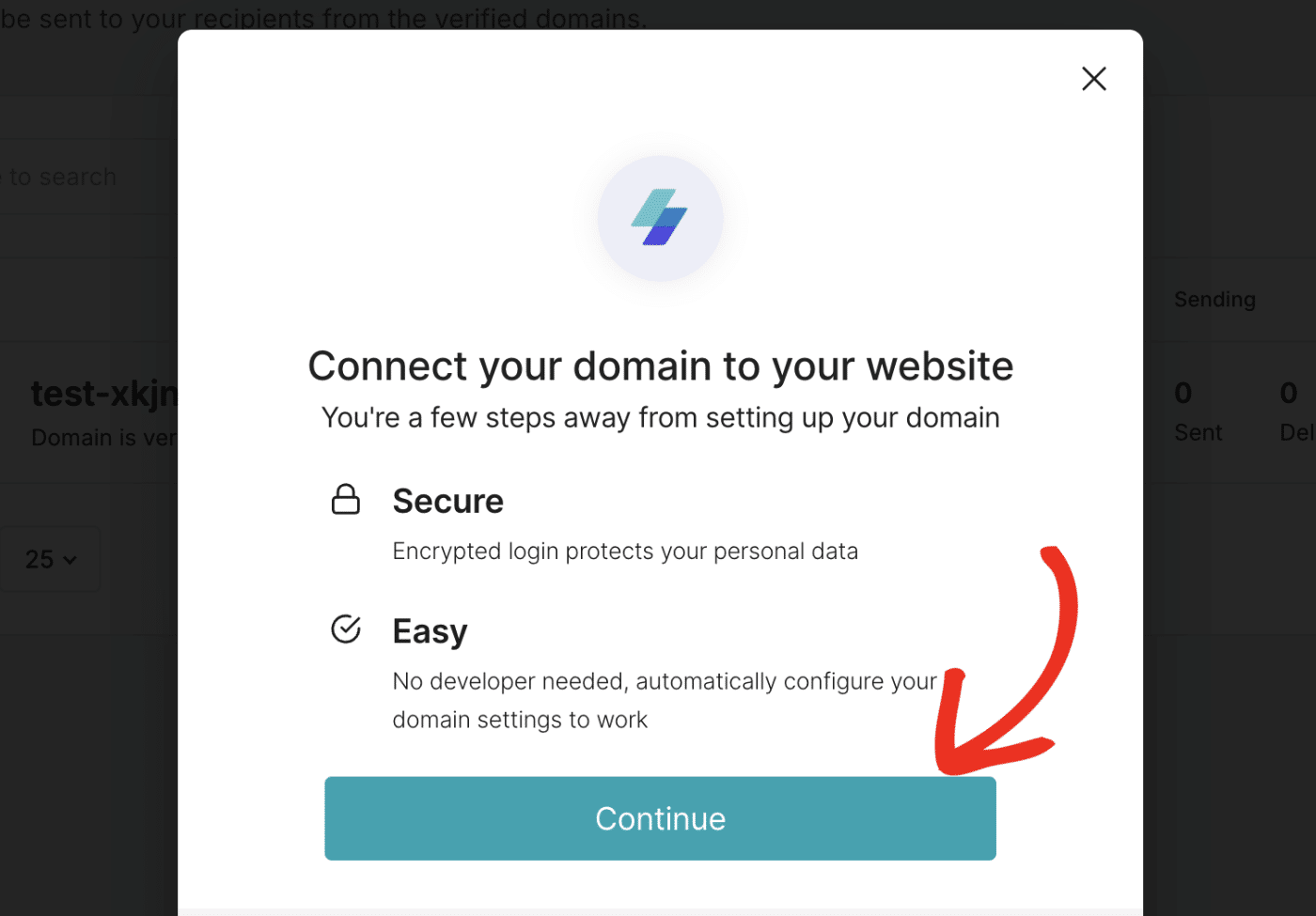 Connect your domain to your website