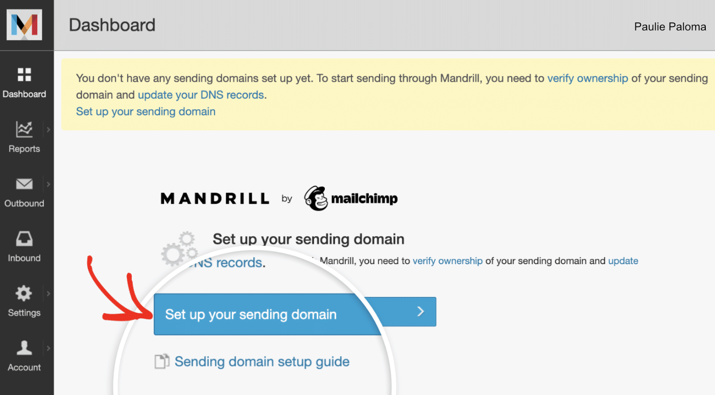 Set up your sending domain