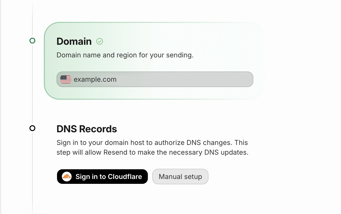 Domain verification options