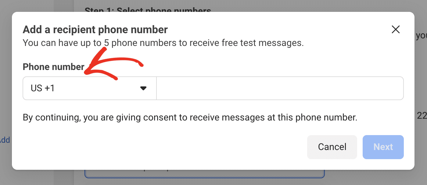 Confirm country code