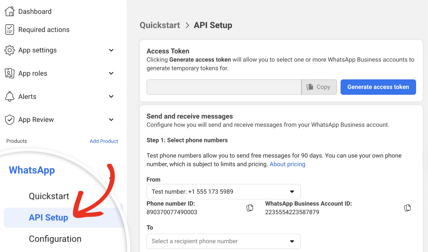 WhatsApp Business API Setup